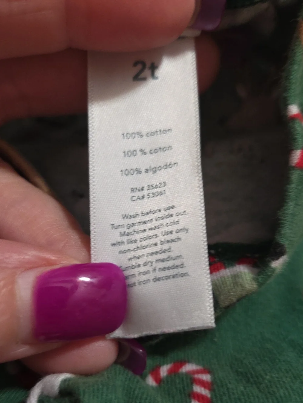 CARTERS 2PC CHRISTMAS PAJAMAS